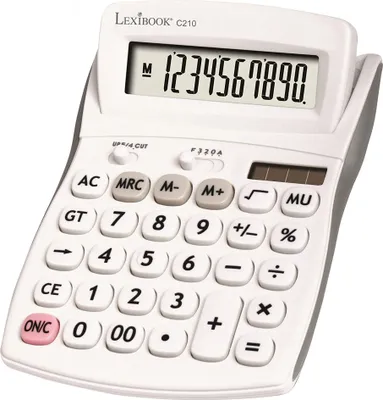 Produktbild von 10-stelliger Tischrechner mit verstellbarem Display