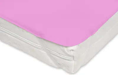 Obrázek produktu pro Voděodolný chránič matrace 80x180 cm silný jersey růžový
