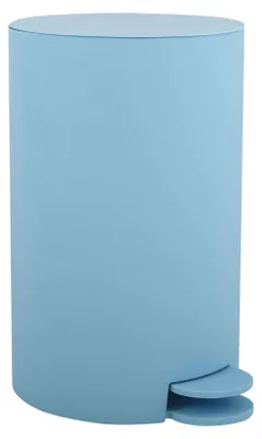 Obrázok produktu pre Kôš na kozmetiku MSV "Osaki" Pedálový odpadkový kôš Odpadkový kôš - 3 litre - s vyberateľným vnútorným košom - svetlomodrý