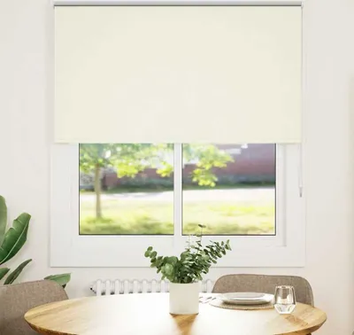 Produktbild von Möbel Verdunkelungsrollo Cremeweiß 140x150cm Stoffbreite 136,6cm - Rollos CLORIS9503611