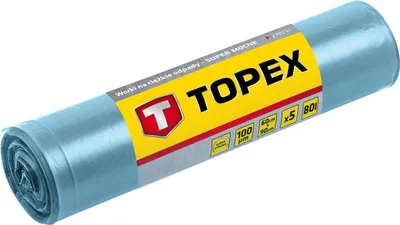 Obrázek produktu pro TOPEX Pytle na těžký odpad 80 l, 100 mic