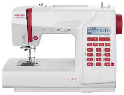 Zdjęcie produktu dla Veritas Sewing Claire, Biały, Automatyczna maszyna do szycia, Szycie, 1 stopień, 4.5 mm, LCD
