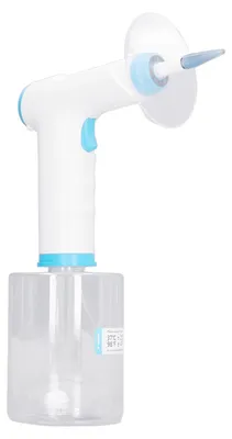 Obrázok produktu pre Elektrický čistič uší, 4 režimy čistenia, 5 LED kontroliek, odstraňovanie ušného mazu, 10 nástavcov, súprava na preplachovanie, 500 ml