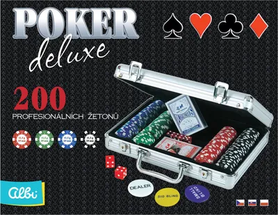Produktbild von Zestaw do pokera Deluxe 200 żetonów