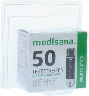 Productafbeelding van MEDISANA Bloedsuikerstrips voor MediTouch 2