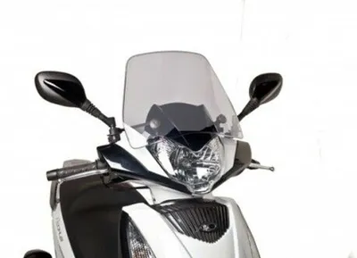 Produktbild von PUIG 6411W Rollerscheibe Trafic  passend fuer HONDA SH 125i 4T E3 Transparent