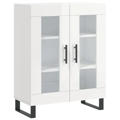 Produktbild von Sideboard Hochglanz-Weiß 69,5x34x90 cm Holzwerkstoff