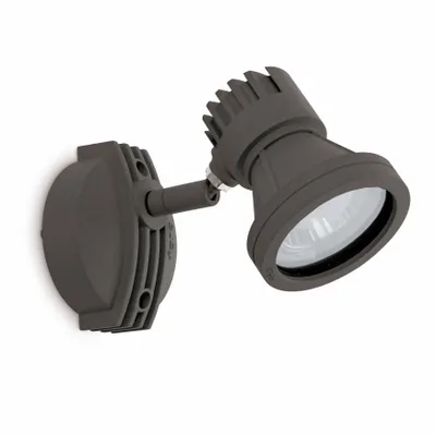 Produktbild von Faro 71390, Wandbeleuchtung für den Außenbereich, Dunkles Grau, Aluminium, IP65, I, GU10