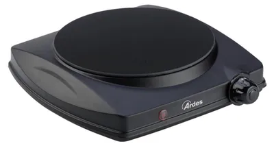 Zdjęcie produktu dla ARDES Elektryczna płyta ceramiczna ARFOCE01 z podgrzewaniem na podczerwień, 1250 W, 1 strefa gotowania