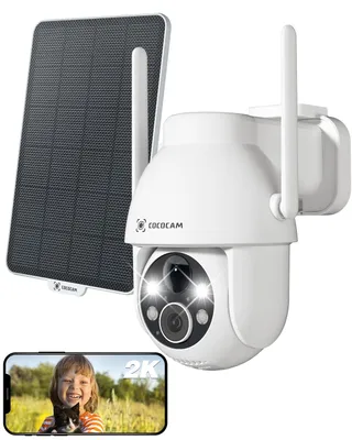 Zdjęcie produktu dla 2K Kamera monitoringu zewnętrzna - Bezprzewodowa kamera PTZ z Wi-Fi i wykrywaniem ruchu opartym na sztucznej inteligencji