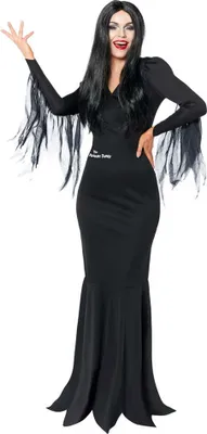 Produktbild von Morticia Addams Family Kostüm für Damen