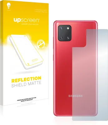 Produktbild von upscreen Schutzfolie für Samsung Galaxy Note 10 Lite (Rückseite) Folie Matt Entspiegelt Anti-Reflex