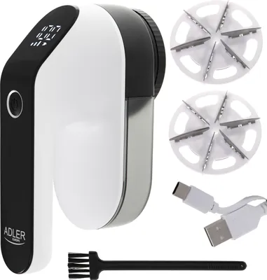 Produktbild von Adler | Lint remover LCD | AD 9618 | White/Black | Rechargeable battery