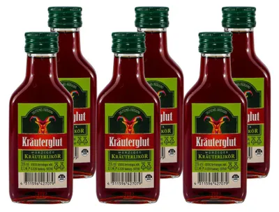 Produktbild von Kräuterglut Kräuterlikör (12 x 0,1L)