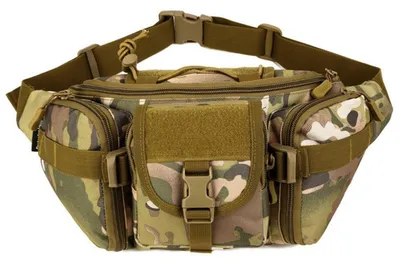 Produktbild von Tactical Waist Pack Hüfttasche Camouflage wasserdicht für Outdoor & Sport