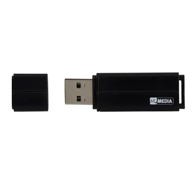 Zdjęcie produktu dla MyMedia MyUSB Drive 32GB 2.0 Czarny, Kolor:Czarny