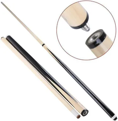 Produktbild von Pegasi Basic Billard Queue - Billiard köe 145cm - Zweiteilig - Billard Kö - Billard cue - Snooker queue - Biliard Köhl - Billard Que - Pool Queue - 13 mm Klebespitze - Gute Qualität