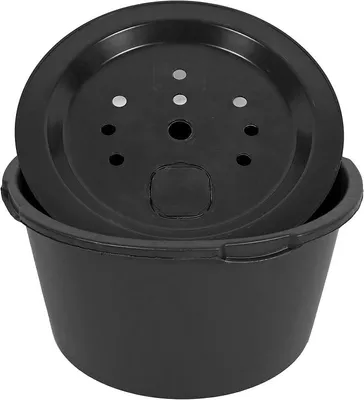 Produktbild von Set Springbrunnenbecken 90l mit GFK Deckel Abdeckung Becken für Springbrunnen