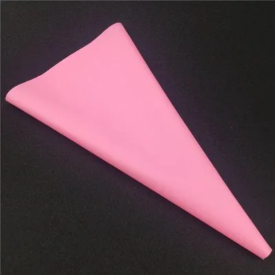 Immagine prodotto di Set di 4 sac à poche: grande, medio, piccolo, in silicone, rosa, per decorazioni