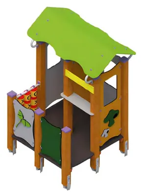 Produktbild von Spielplatz Kinderzelt Spielhaus Kinderspielplatz Spielhäuschen Spielplatzanlage