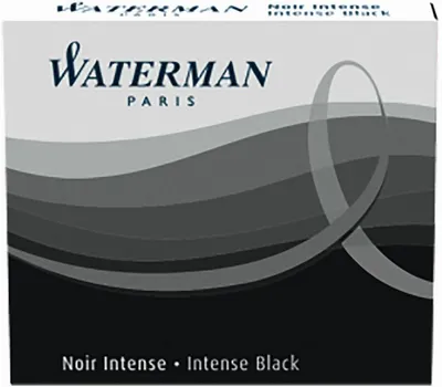 Obrázok produktu pre WATERMAN S0110940 - Čierna - Čierna - Biela - Plniace pero - 6 ks