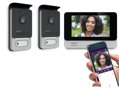 Produktbild von WelcomeEye Connect 2-Gegensprechanlage mit 2 straßenseitigen Stationen