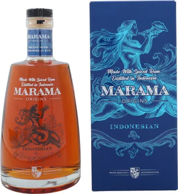 Produktbild von Marama ORIGINS Indonesian Spiced Rum 40% Vol. 0,7l in Geschenkbox