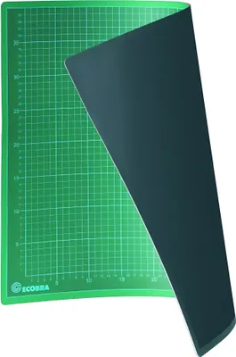 Produktbild von Ecobra Schneidematte A1 Twin-Cutting-Mat grün/schwarz Größe 900x600 mm