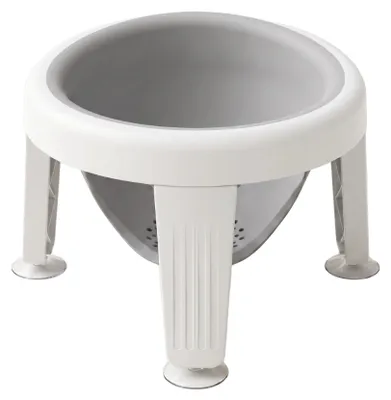 Immagine prodotto di Seggiolino da bagno per neonati, design ergonomico, base antiscivolo, colore grigio