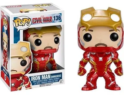 Productafbeelding van Funko Pop! Marvel: Captain America: Civil War - Iron Man #136
