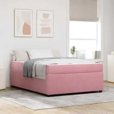 Obrázok produktu pre Maison Exclusive – Rám postele, ružová farba, rozmery 160 x 200 cm, látka