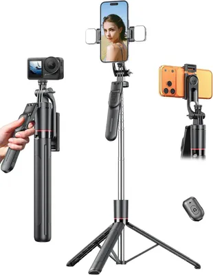 Produktbild von Handy-Stativ Selfie-Stick, ausziehbar, für Reisen, leicht und tragbar