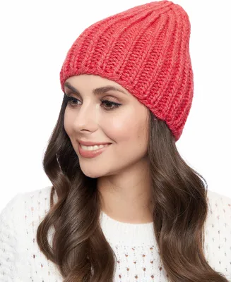 Obrázok produktu pre Dámska pletená čiapka - 9571 - červená