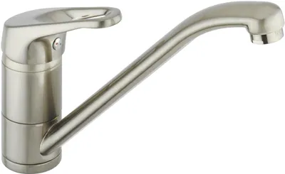 Produktbild von Küchenarmatur Maya Einhebelmischer für Hochdruck, gefertigt aus Messing, in Silber