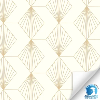 Produktbild von Vliestapete A.S. Création WOW vorgeleimt 784941 10.05 m x 0.53 m Creme Art Deco