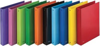 Image de Favorit 400152300 classeur à anneaux Noir, Bleu, Vert, Orange, Rose, Violet, Rouge, Jaune