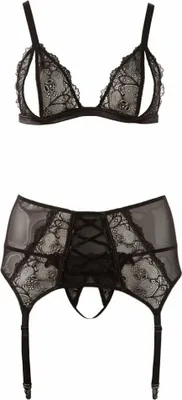 Produktbild von BH Jarretel Set XL - Zwart