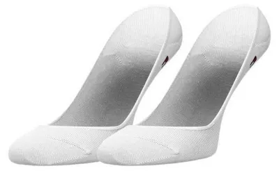 Image de Tommy Hilfiger - Chaussettes fines pour femmes, fil (lot de 2) NA958 (35 EU - 38 EU) (blanc)