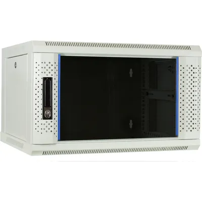 Obrázek produktu pro DS-IT Serverschrank Wandgehäuse mit Glastuer Weiß BxTxH 600 x 450 - Wandgehäuse