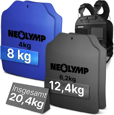 Produktbild von Gewichtsweste mit Zusatzgewicht - Weighted Vest für Calisthenics & HIIT