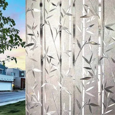 Productafbeelding van 3D raamfolie - statische privacyfolie - 90 x 200 cm