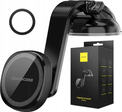 Immagine prodotto di Supporto magnetico per auto SPACECASE Supporto per auto SC07 Dash Magsafe Nero