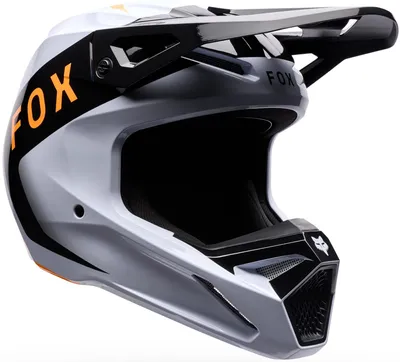 Produktbild von FOX V1 Noble Motocross Helm, schwarz/weiß/orange, M