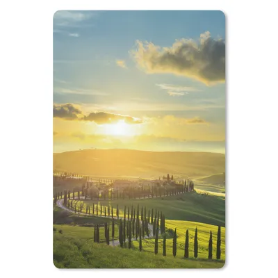Produktbild von MuchoWow® Mauspad Mousepad Toskana - Sonne - Italien 40x60 cm - Mousepads - Maus Mat - Pad - Mausunterlage - Schreibtisch Accesoire