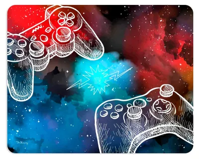 Produktbild von Gaming Mauspad 19 x 24 cm rutschfest für Gamer und Teenager