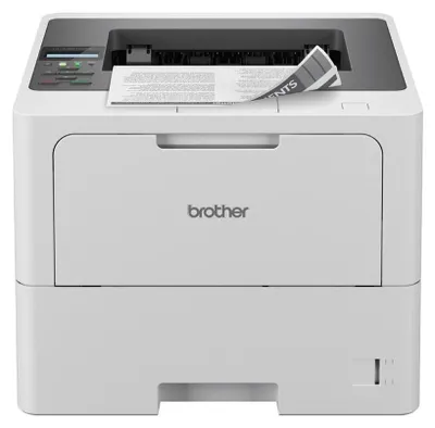 Produktbild von Brother HL-L6410DN, Laser, 1200 x 1200 DPI, A4, 50 Seiten pro Minute, Doppelseitiger Druck, Weiß