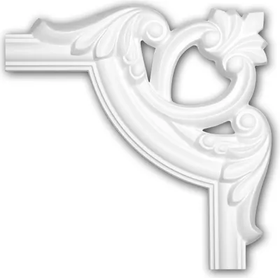 Produktbild von PROFHOME 152285 Eckelement für Wandleiste Zierelement dekoratives Element