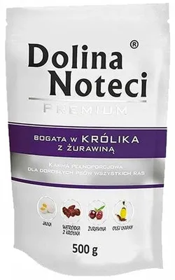 Image de DOLINA NOTECI Premium Rich in lapin avec myrtilles - Nourriture humide pour chiens - 500 g
