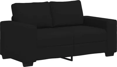 Produktbild von 2-Sitzer-Sofa Schwarz 160x77x82 cm Stoff