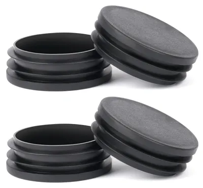 Immagine prodotto di Tappo per tubo - Tappo copritubo - Terminale - 50 x 50 mm - Nero